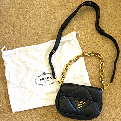 Prada pattina black leather - pattina,