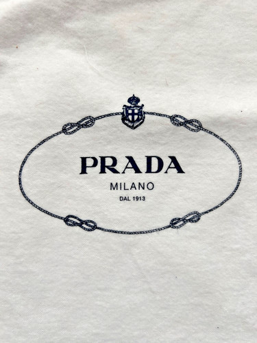 Used prada cream flannel - prada,