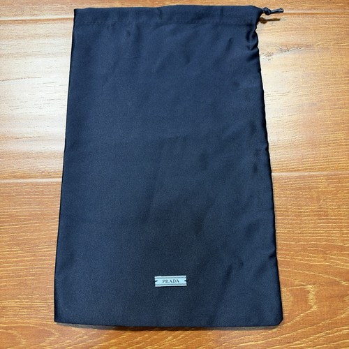 Prada dust bag 14x8 black - prada,