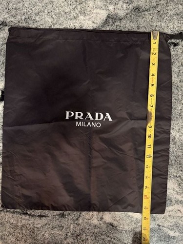 Prada black dust bag - 19, x