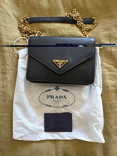 Prada black saffiano leather - saffiano,