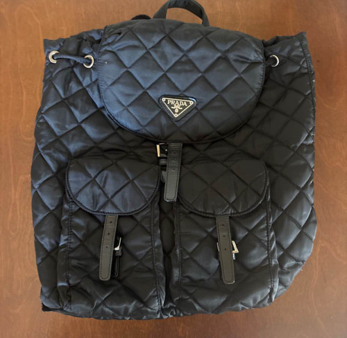 Black designer prada bag