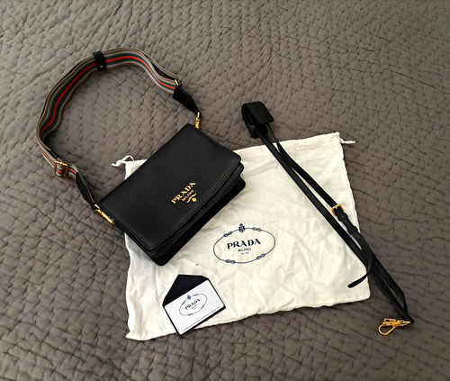 Prada milano black - small, logo