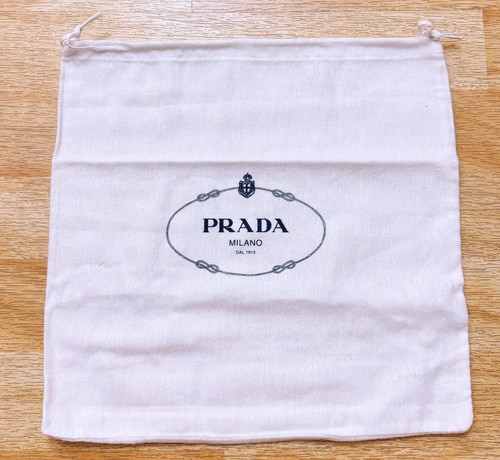 Prada dust bag - cream, cotton