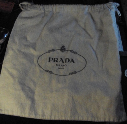Prada cloth dust bag - 11, x