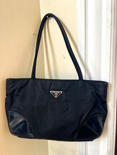 Prada black tote - prada, w/
