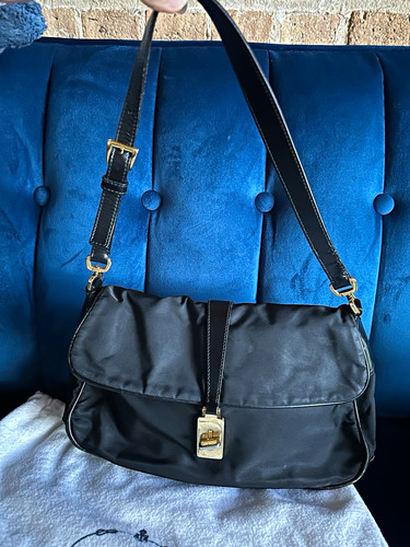 Prada tessuto black nylon - prada,