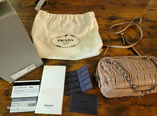 Prada beige small - small, crossbody