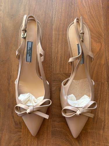 Prada milano bow slingback - milano,