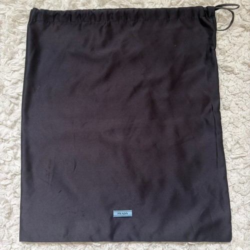 Prada black stain drawstring - prada,