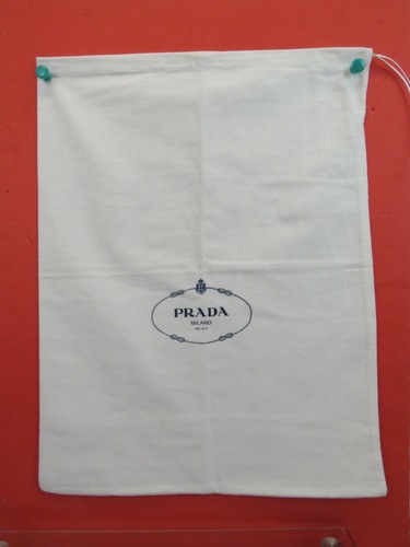 Prada white dust bag for - dust, shoes