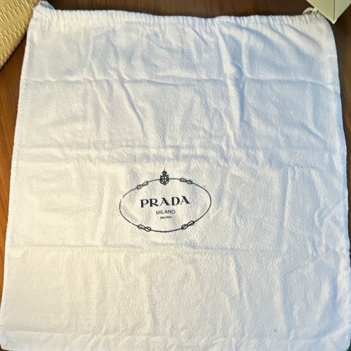 Prada milano white drawstring - white,