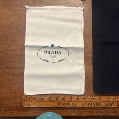 Prada white dust - prada, drawstring