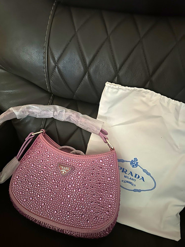 Prada cleo pink crystal - prada,
