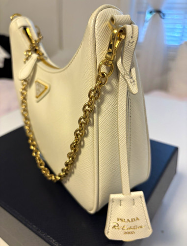 Prada white mini shoulder - mini,