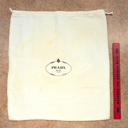 Prada milano ivory drawstring - prada,