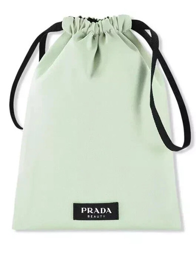 Prada green pouch bag with - pouch,