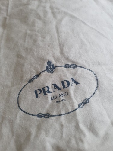 Prada white dust bag - white,