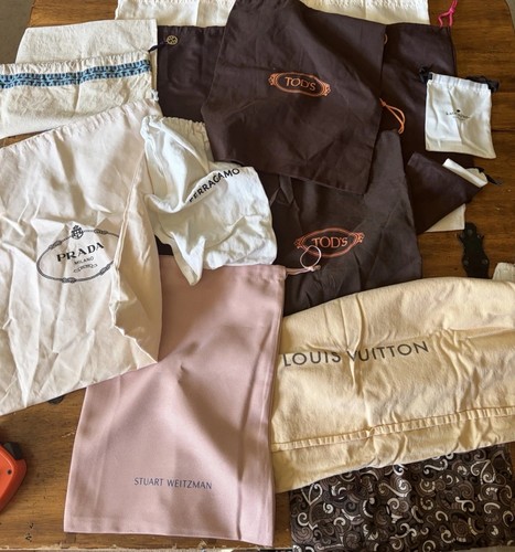 Lot designer dust bags - bags, louis