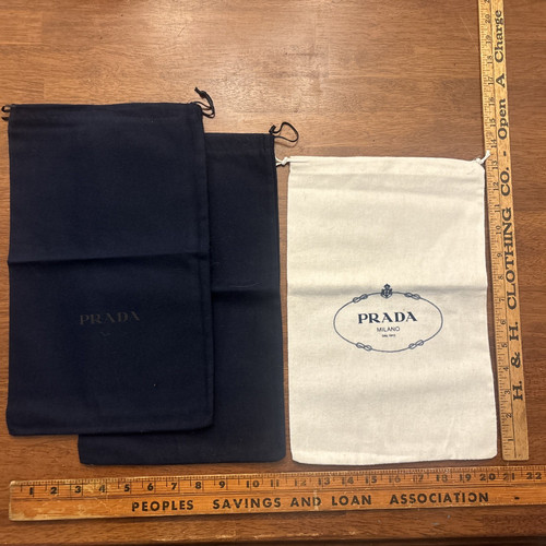 Prada white dust - white, drawstring