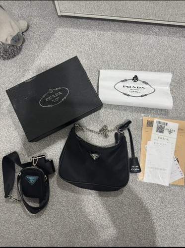 Authentic prada black shoulder - prada,