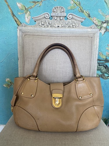 Prada tracolla camel - tracolla, leather