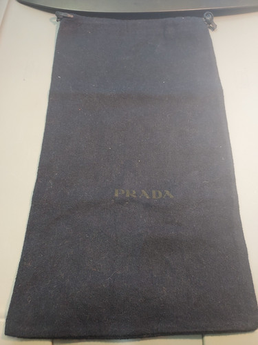 Prada black drawstring shoe - black,