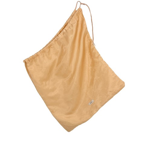 Prada tan satin drawstring - prada,