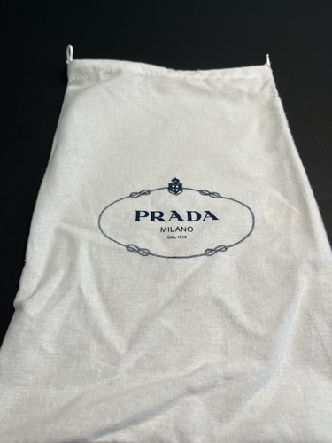 Prada white drawstring - prada, dust