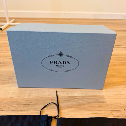 Prada milano black shoe box - milano, &