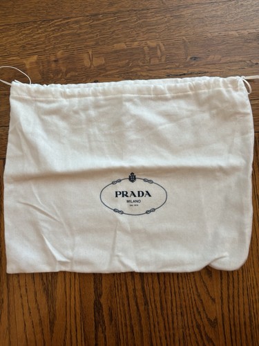 New prada dustbag - logo, cotton