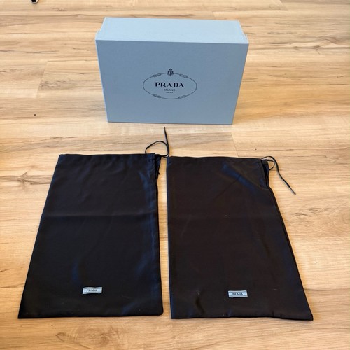 Prada milano black shoe box - prada,
