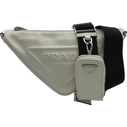 Prada triangle shoulder white - triangle,